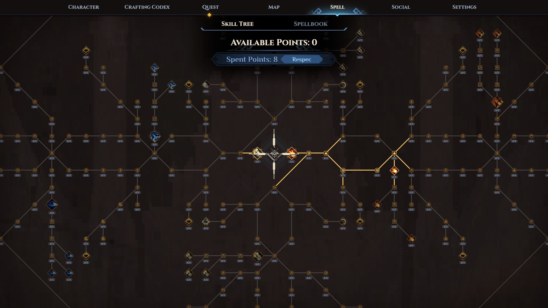 Dimraeth settlement base crafting and outpost building
